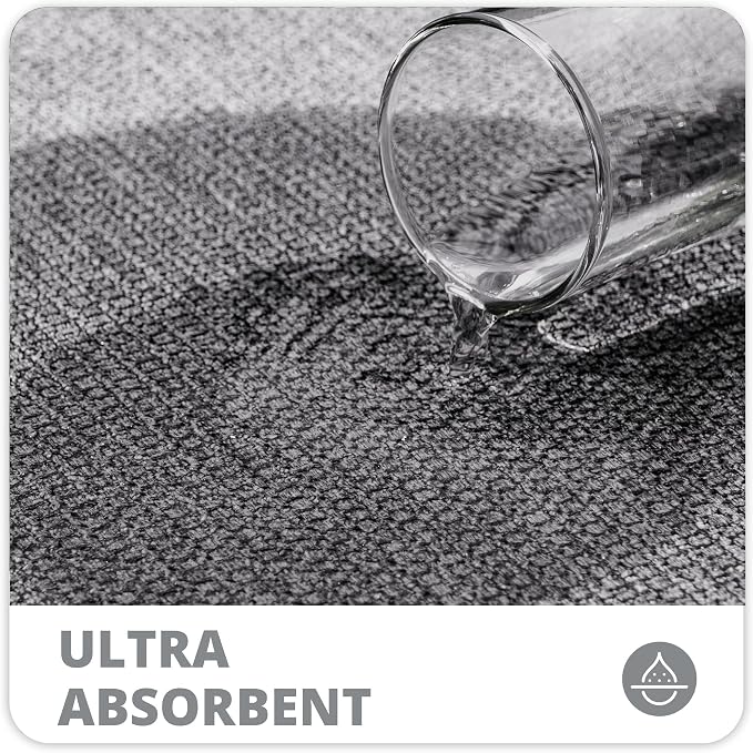 Bosap Bath Mat, Ultra Thin Bathroom Runner Rugs, Large Bath Mats - Image 3