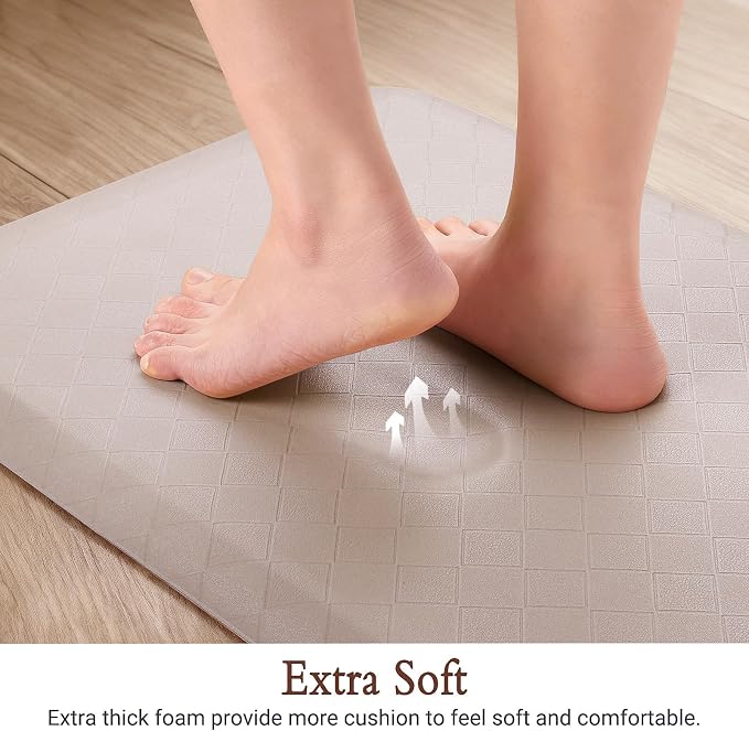HappyTrends Kitchen Runner Rugs Anti-Fatigue mats, 17.3"x 28", Non Slip - Image 3