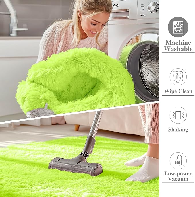 OLANLY 8x10 Machine Washable Large Area Rugs - Image 2