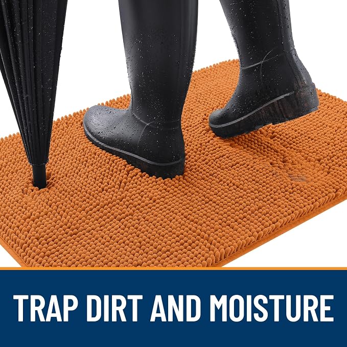 OLANLY Dog Door Mat for Muddy Paws 47x32, Absorbs Moisture and Dirt, Absorbent - Image 2