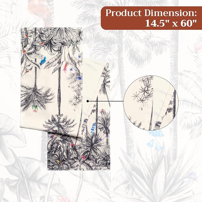 Maison d' Hermine Table Runner 100% Cotton 14.50" x 60" | Table Runners 60 - Image 7