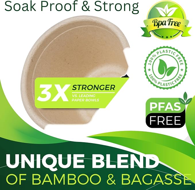 4oz Disposable Paper Cups, Sturdy Small/Mini Paper Cups/bowls, Tasting and - Image 3