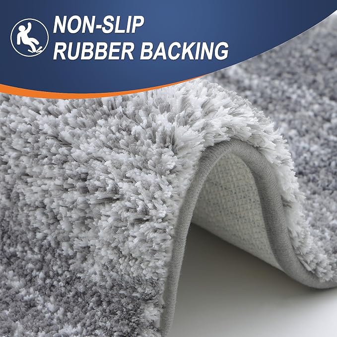 OLANLY Large Bathroom Rugs Mat 44x32, Extra Soft Absorbent Microfiber Bath Rugs - Image 5