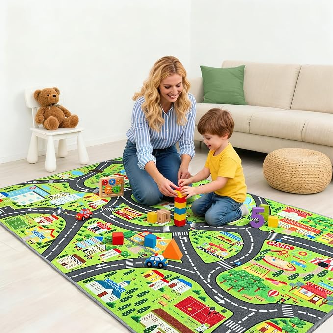 Community Kids Car Play Rug - Image 3