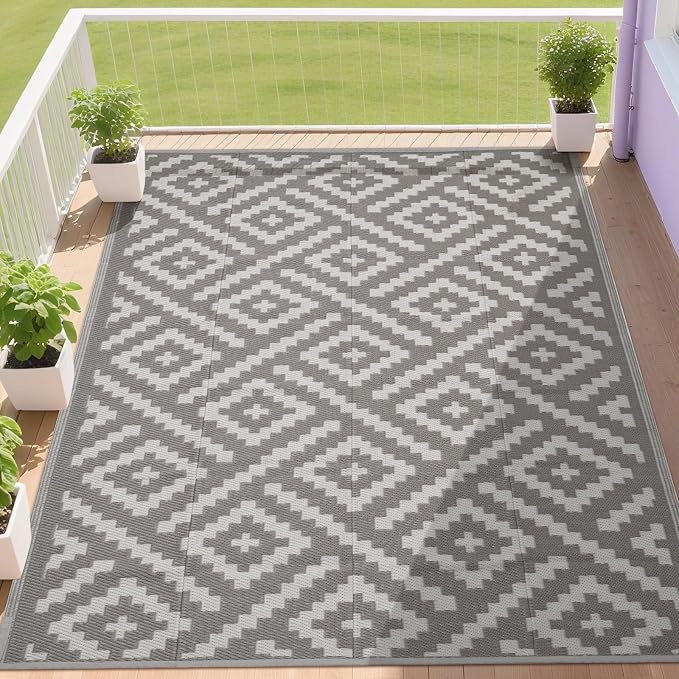 RURALITY Outdoor Rugs 8x10 Feet by RURALITY