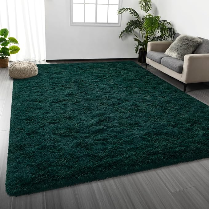 Deerhoo Large Shag Area Rugs 9 x 12, Plush Fuzzy Rugs by Deerhoo