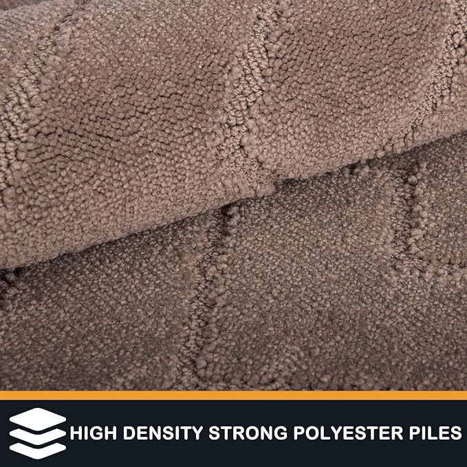 PURRUGS Dirt Trapping Door Mat 32" x 47", Non-Slip Machine Washable Entry Rug - Image 3