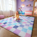KICMOR Purple Rainbow 5x8 Area Rug by KICMOR