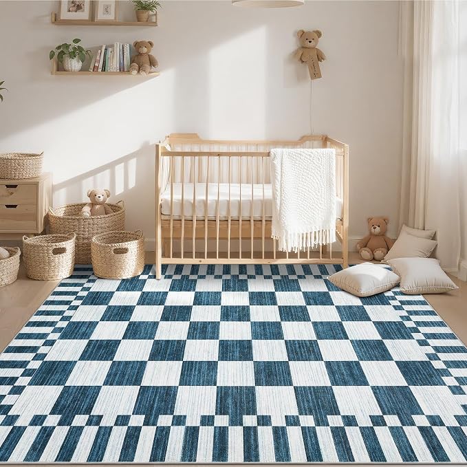 GarveeHome 9×12 Area Rugs for Living Room, Non-Slip Washable Rugs 9x12 - Image 4