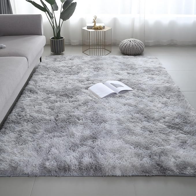 Shag Area Rugs for Bedroom Living Room, 8X10 Ultra Soft Fluffy Area Rugs for - Image 6