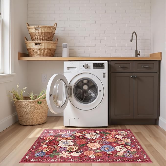 2x5 Entryway Runner Rugs, Non Slip Washable Rugs - Image 4