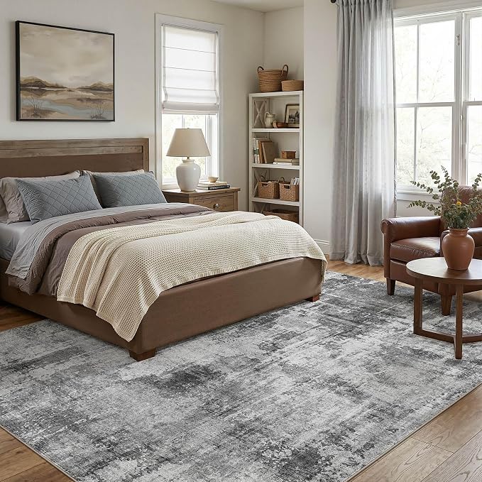 DMOYEST 10x14 Area Rug for Living Room, Washable & Non Slip Large Indoor Carpet - Image 3