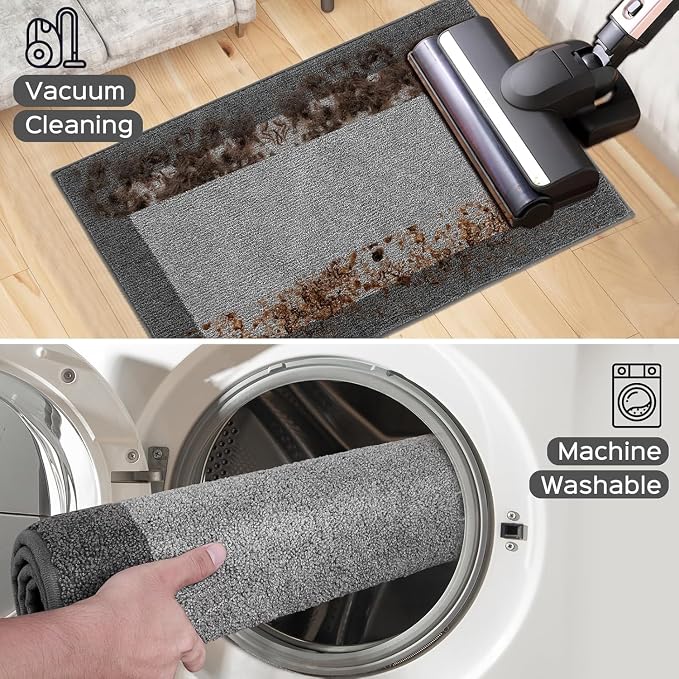 Machine Washable Runner Rug 32" x 168", Non Slip Kitchen Rug - Image 7