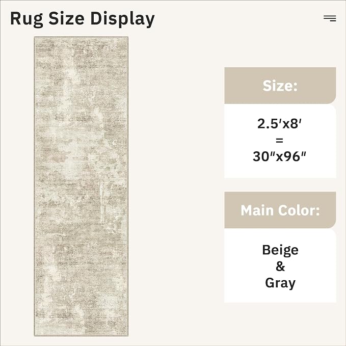Soalmost Washable Runner Rug - Image 5