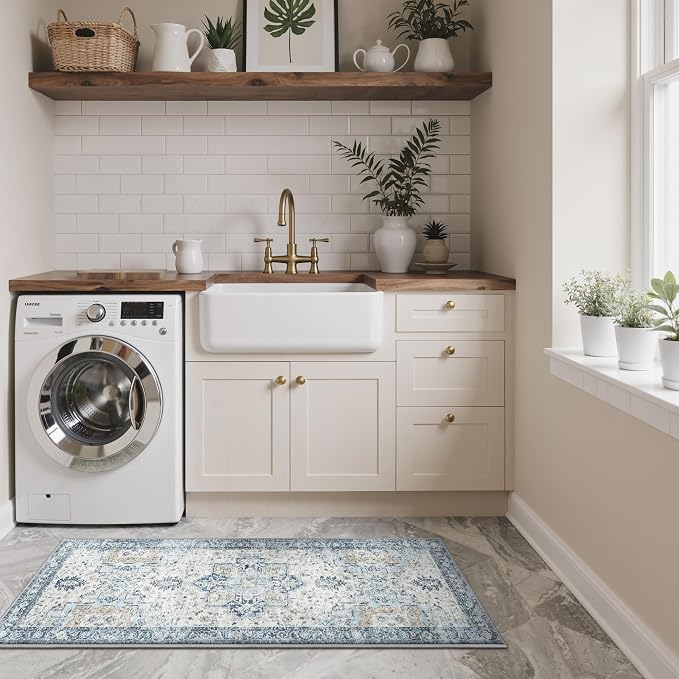 GENIMO Kitchen Rugs Non Slip Washable, 2’x5’ Kitchen Mats - Image 2