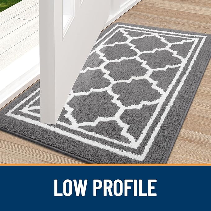 Buganda Long Indoor Door Mat, Dirt-Resistant and Absorbent Doormat, Low Profile - Image 3
