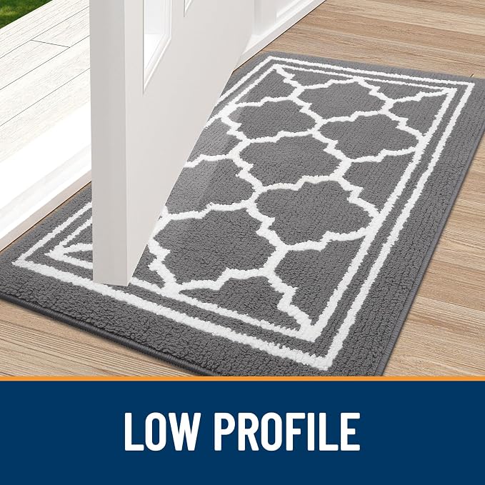Buganda Long Indoor Door Mat, Dirt-Resistant and Absorbent Doormat, Low Profile - Image 3