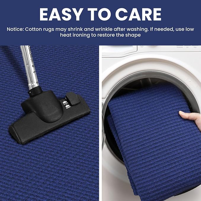 IOHOUZE Washable Exrea Long Hallway Runner Rug 3x16 Non Slip Rubber Backed - Image 4