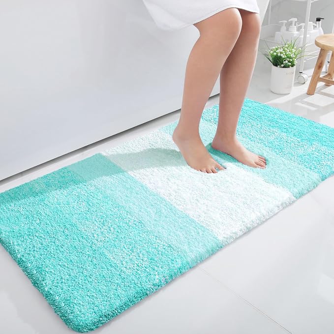 OLANLY Bathroom Runner Rugs Mat 44x24, Extra Soft Absorbent Microfiber Bath Rugs by OLANLY