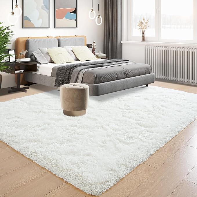 Tepook Super Soft Fluffy Rugs for Bedroom, Shag 5x7 Area Rugs for Living Room - Image 2