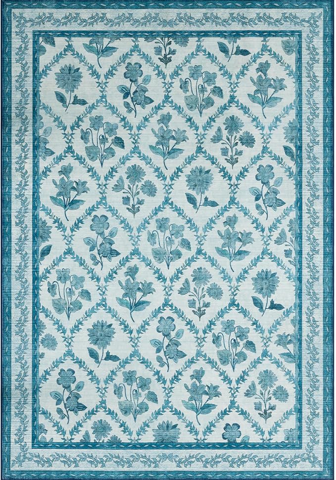LIANLAM Checkered Rug 10x14 Area Rugs - Image 9