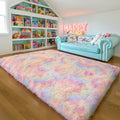 KICHOWUA Thick Area Rug 5x8 Unicorn Fluffy Shag by KICHOWUA