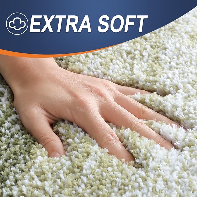 OLANLY Bathroom Runner Rugs Mat 59x20, Extra Soft Absorbent Microfiber Bath Rugs - Image 3