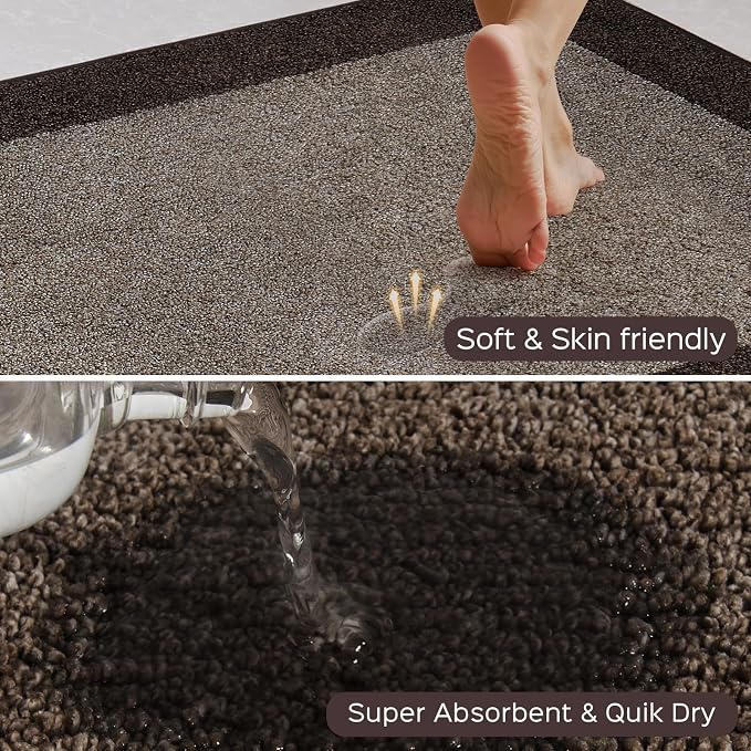 Machine Washable Kitchen Rug 24" x 84", Non Slip Kitchen Mat - Image 2