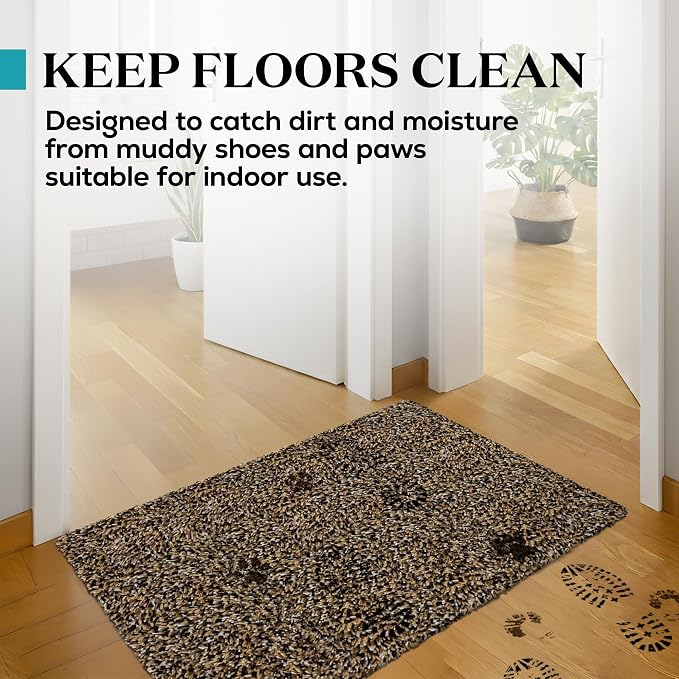 Premium Microfiber Indoor Door Mat – 36"x60" Washable Entry Mat, Waterproof - Image 3