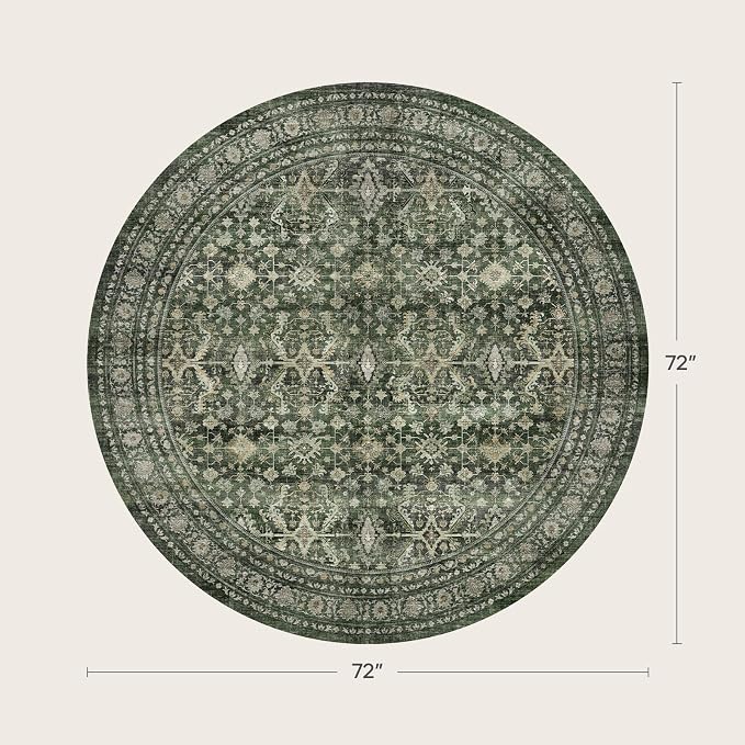 Lofus 6ft Area Rugs for Living Room, Soft Boho Carpets for Bedroom Dining Room - Image 2