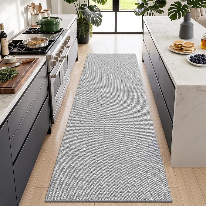 LUMI Ultra Thin Runner Rug for Hallway 2'x8', Non-Slip Entryway Rug - Image 6