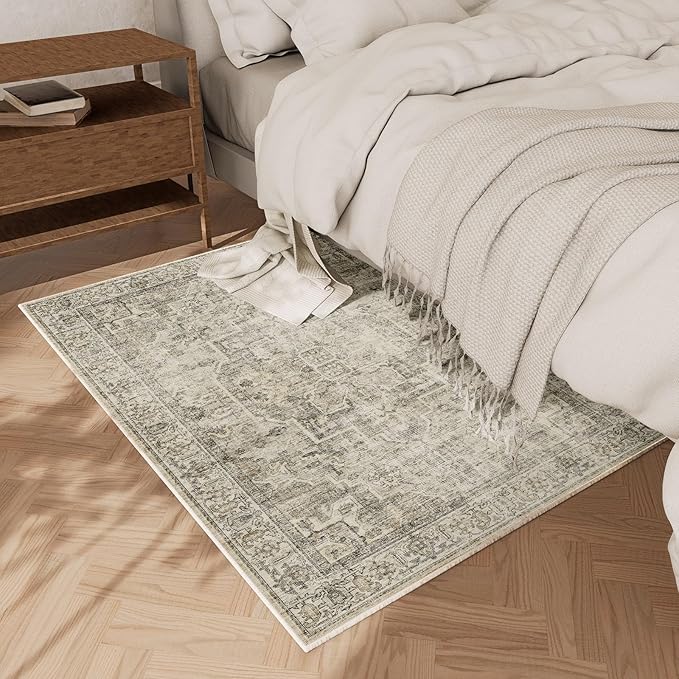 Machine Washable Throw Rugs for Entryway: Door Mat Indoor Entrance 2x3 Small - Image 3
