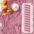 12 Pack Dusty Rose Cheesecloth Table Runner 17 x 108 Inch Gauze Table Runner by Unknown