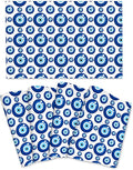 Blue Evil Eyes Placemats Set of 4, Funny Table Mats by Unknown