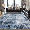 Rugflix 10x12 Area Rugs for Living Room, Washable Large Rug Stain-Resistant Low by RugflixAreaRugs