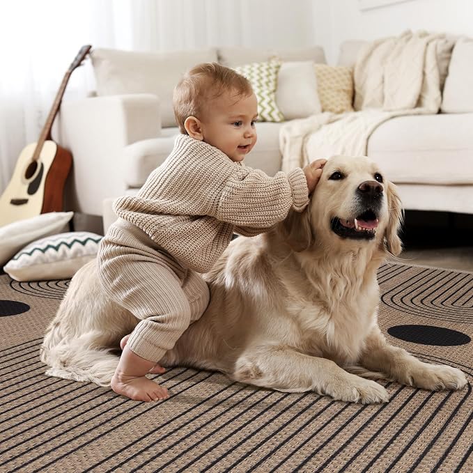 Tangsoo Rainbow Easy Jute Rug 2x4 Small Rugs - Image 6