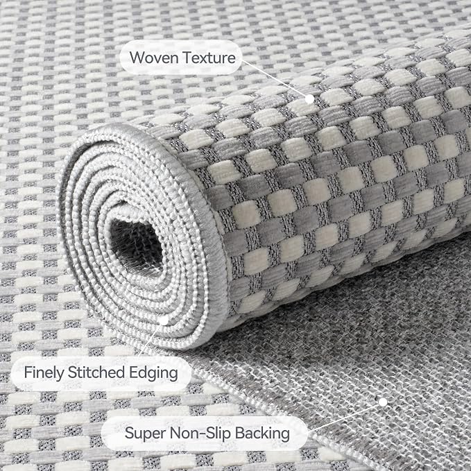 YDKGL Boho Washable Area Rugs 5x7 ft, Non Slip Area Rug - Image 5