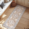Lessymo Runner Rug for Hallway, Machine Washable Area Rugs Boho Faux Wool Low by Lessymo