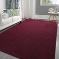 Pettop 7x10 ft Burgundy Red Area Rugs by Pettop