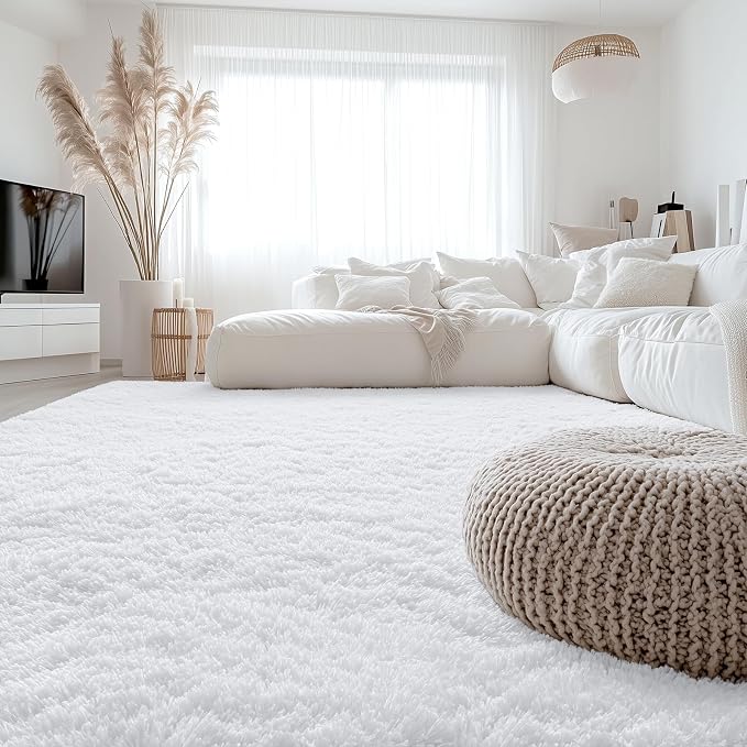 OLANLY 6x7 Area Rugs for Living Room Bedroom, Machine Washable Soft Fluffy - Image 3
