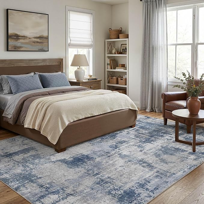 DMOYEST 10x14 Area Rug for Living Room, Washable & Non Slip Large Indoor Carpet - Image 3