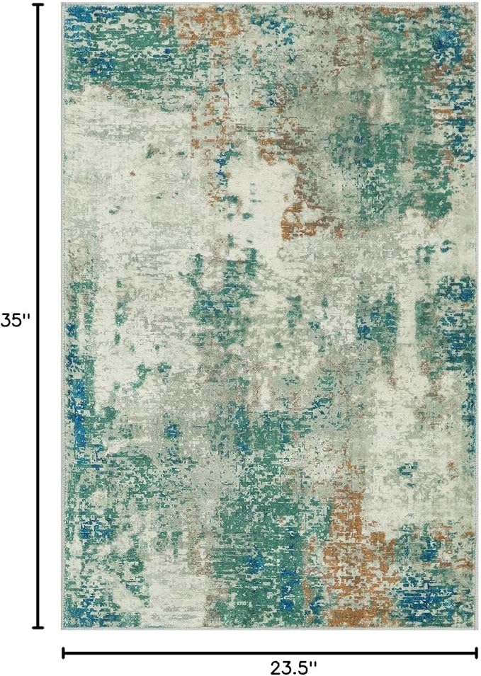 Lahome Modern Abstract Area Rug - Image 2