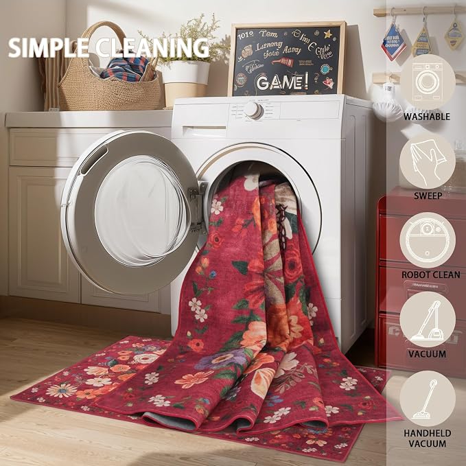 Washable Area Rug 8x10, Large Soft Rugs - Image 6