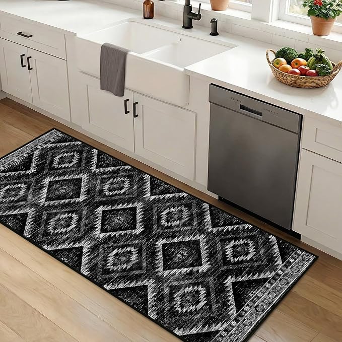 BESTSWEETIE Area Rug 2x5 Rug Machine Washable Non-Slip Low Pile Print Pattern by BESTSWEETIE
