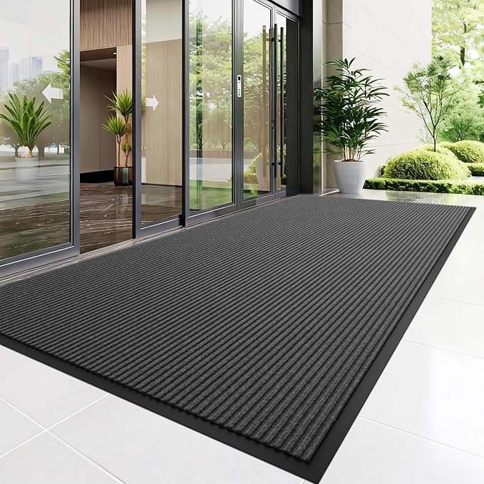 Front Door Mat, Commercial Entrance, Low Profile, Durable Rubber Backing - Image 8