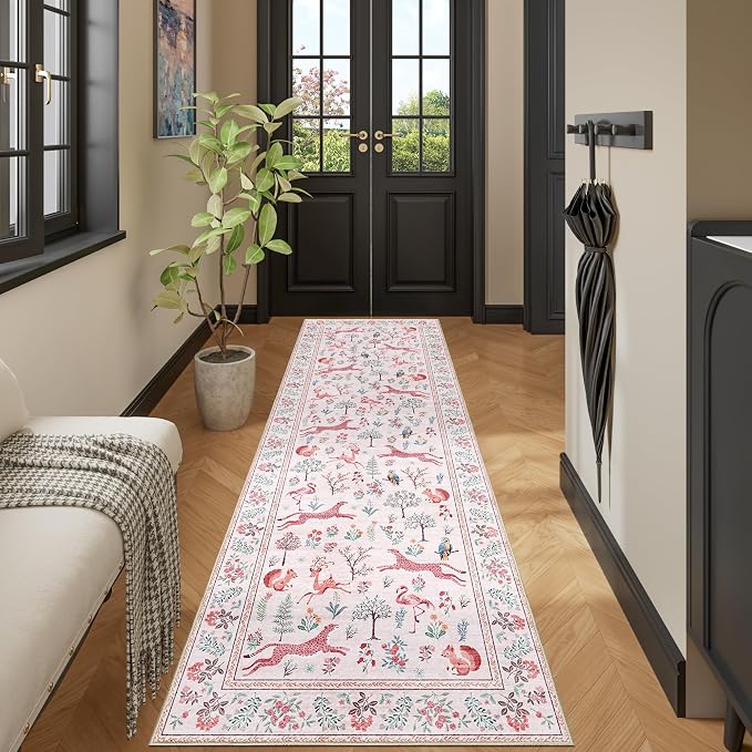 DUKINO 2x10 Rug for Hallway, Washable Kitchen Runner Rug - Image 6