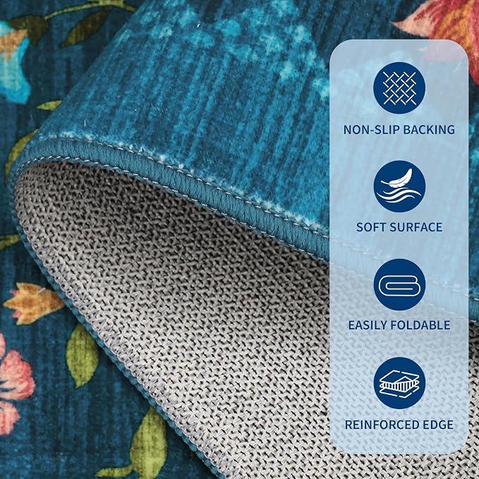 GarveeHome Floral Rug 2x6 Runners - Image 6