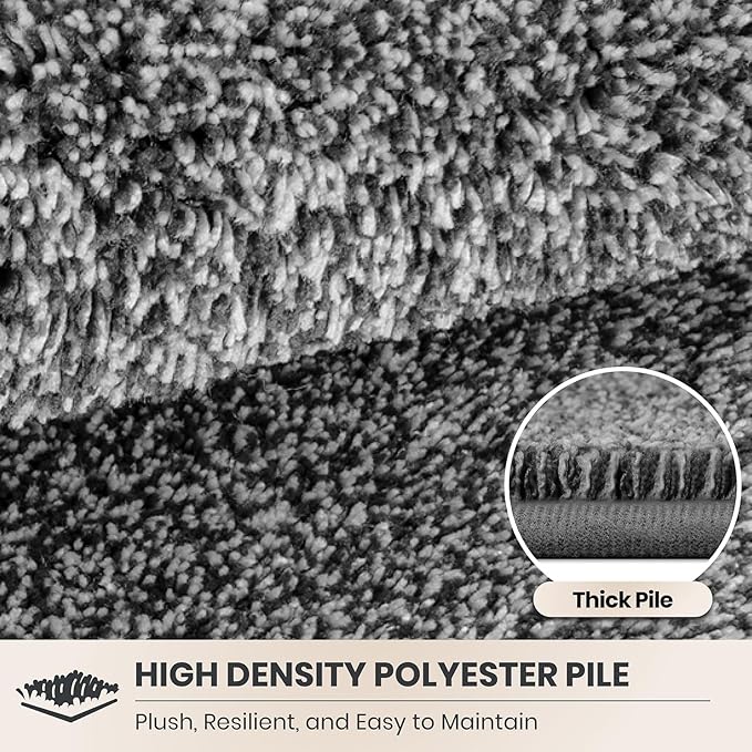PURRUGS Dirt Trapping Door Mat 36" x 36", Non-Slip Machine Washable Entryway Rug - Image 4