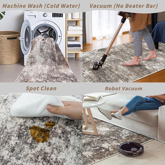 2x6 Runner Rug Non-Slip Washable - Image 6