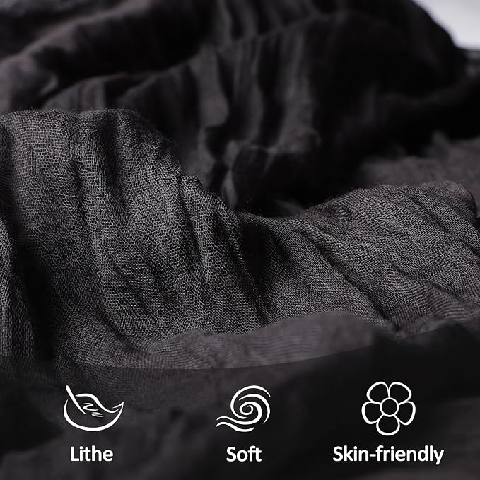 6 Pack Black Table Runner Cheesecloth 10Ft Gauze Cheese Cloth Table Runner - Image 5